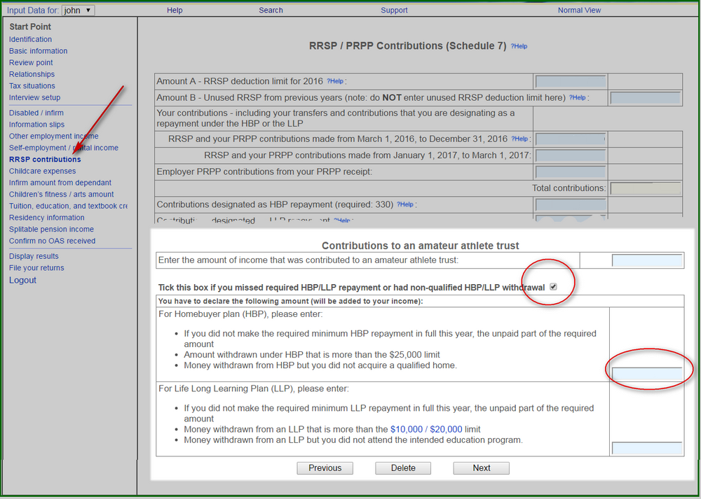 RRSP Minimum Repayment