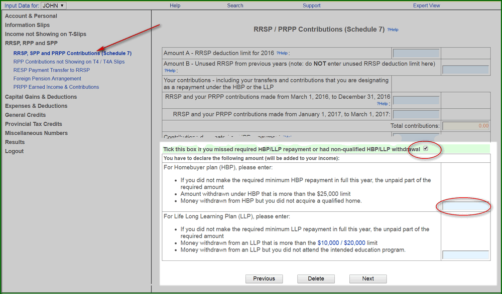 rrsp minimum repayment